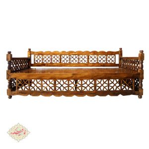 تخت سنتی چوبی قاجاری