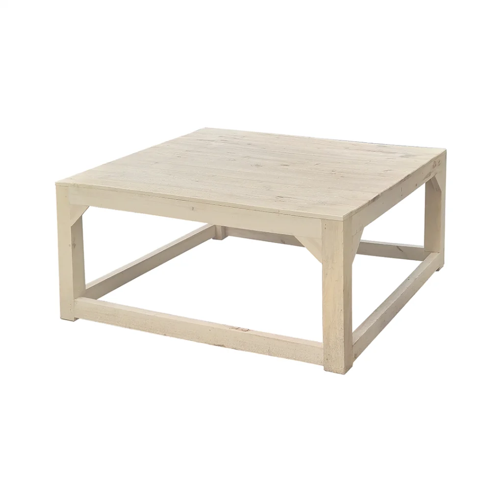 میز کرسی چوبی 80 در 80